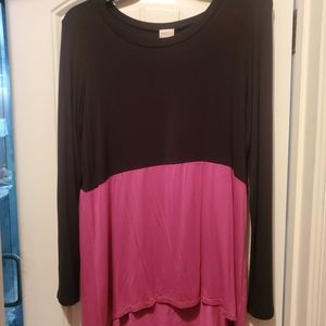 Colorblock tunic